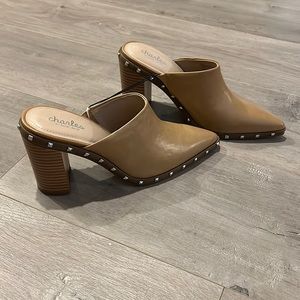 Brand New Charles David studded Slip on Booties